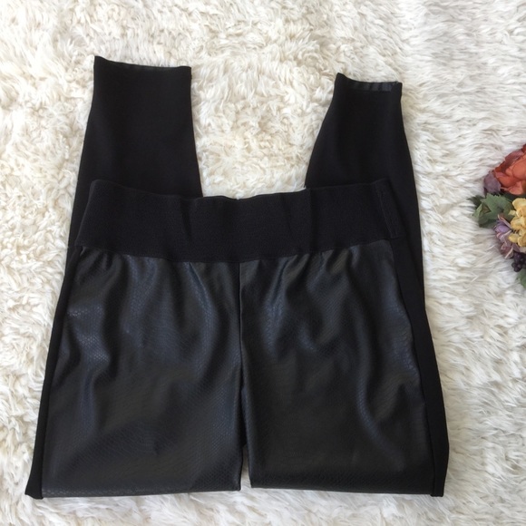 Bar III Pants - Bar III Skinny Black Snake Print Pants